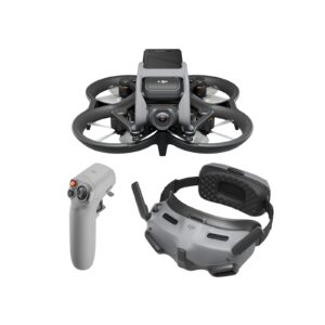 DJI Avata, First-Person View Drone with 4K Stabilized Video, Super-Wide 155° FOV, Built-in Propeller Guard, HD Low-Latency Transmission, Black, FAA Remote ID Compliant