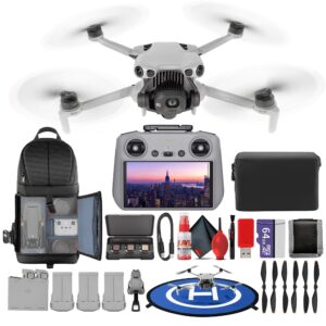 DJI Mini 5 Pro Drone RC2 Fly More Combo Lightweight Camera Aerial UAV Beginner Bundle | Extended Flight Smart Tracking Portable Photography Kit with 64GB Card + Landing Pad + More
