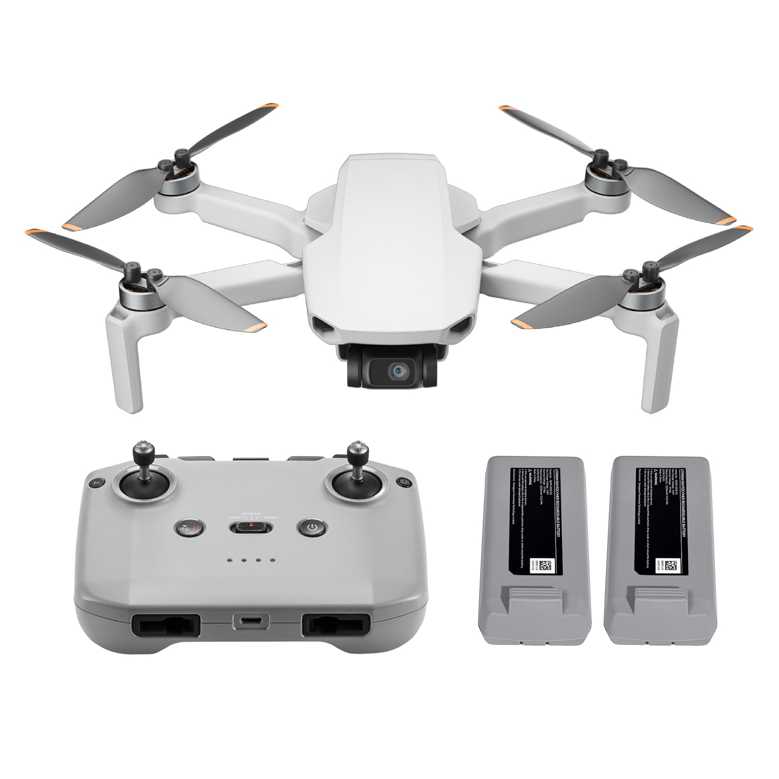 Specta Mini Drone Combo with 2 Batteries, 4K/30fps Video, 32800ft FPV Transmission, Easy to Fly, 3 Aixs Gimbal, 62-Min Flight, Under 249g Portable Drone for Beginners