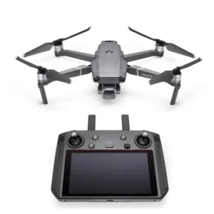 DJI Mavic 2 Pro - Drone Quadcopter UAV with Smart Controller Hasselblad Camera 3-Axis Gimbal HDR 4K Video Adjustable Aperture 20MP 1" CMOS Sensor, up to 48mph, Gray
