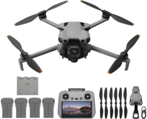 DJI Mini 5 Pro + CA Fly More Combo Plus with DJI RC 2, Drone with Camera, 1" CMOS, 4K Drone for Beginners, Obstacle Sensing, ActiveTrack 360, 225 Gimbal Rotation, Extended Battery Life, 4 Batteries