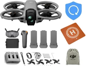 DJI Avata 360 Motion Fly More Combo, 360° Drone With 1-Inch 8K 360° Imaging, 360° Camera Drone With Propeller Guard. Includes Goggles N3 and RC Motion 3 for Intuitive Motion Control 1 year NYC Care Plan and more
