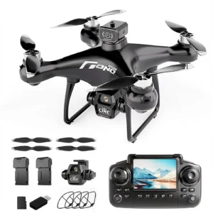 E55 Air Drone with Screen Controller with SD Card, 2 Batteries.