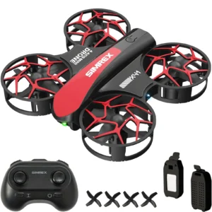 SIMREX Mini Drone for Kids with 360° Flip & LED Lights - RC Quadcopter, Altitude Hold, One Key Takeoff/Landing, 3 Speed Modes, Headless Mode, Toy Gift for Beginners Ages 6+(Blue)