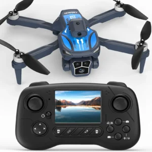 F180 Drones with 4K Camera Adults 4.5" LCD RC Screen, Follow Me Professional Drone GPS Auto Return Home, 5GHz FPV Real-Time RC Quadcopter Dron for Beginner, SD Card, Long Flight Time Under 249g