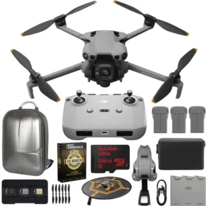 DJI Mini 5 Pro Drone Fly More Combo with RC 2, 1" CMOS Sensor, 4K Video, Obstacle Sensing, 4 Battery Bundle with Deco Essentials CPS Exclusive 26 Month Protection Pack and Accessories Kit