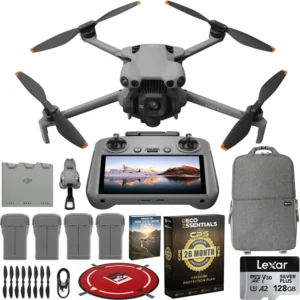 DJI Mini 5 Pro Fly More Combo Camera Drone with RC 2 + ND Filter Kit (ND8/16/32/64), 4-Battery Bundle, 1-Inch 50MP, 4K/120fps, 128GB Card, Charging Hub, Backpack, Landing Pad + 26-Month Protection Plan