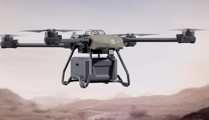Heavy Lift Drone, 10 kg (22 lb) | Up to 200 lb Capacity, Up to 5 Mile Range UAV, Waterproof, Delivery Quadcopter